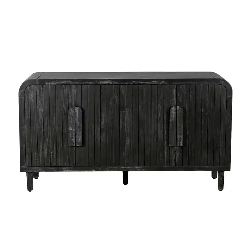 Credenza da Fattoria da 150 cm con 4 Ante e Ripiani Regolabili