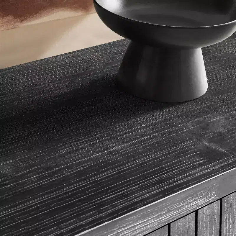 Credenza da Fattoria da 150 cm con 4 Ante e Ripiani Regolabili