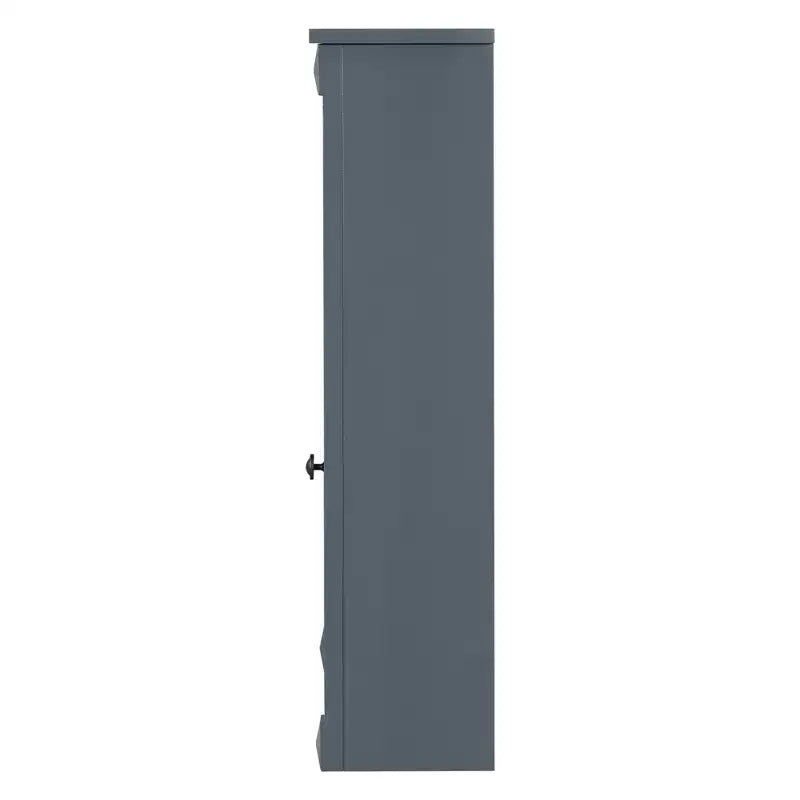 Specchio-Armadietto da Parete 35 x 28 Pollici con 6 Ripiani Aperti - Mobiletto a Specchio da Bagno