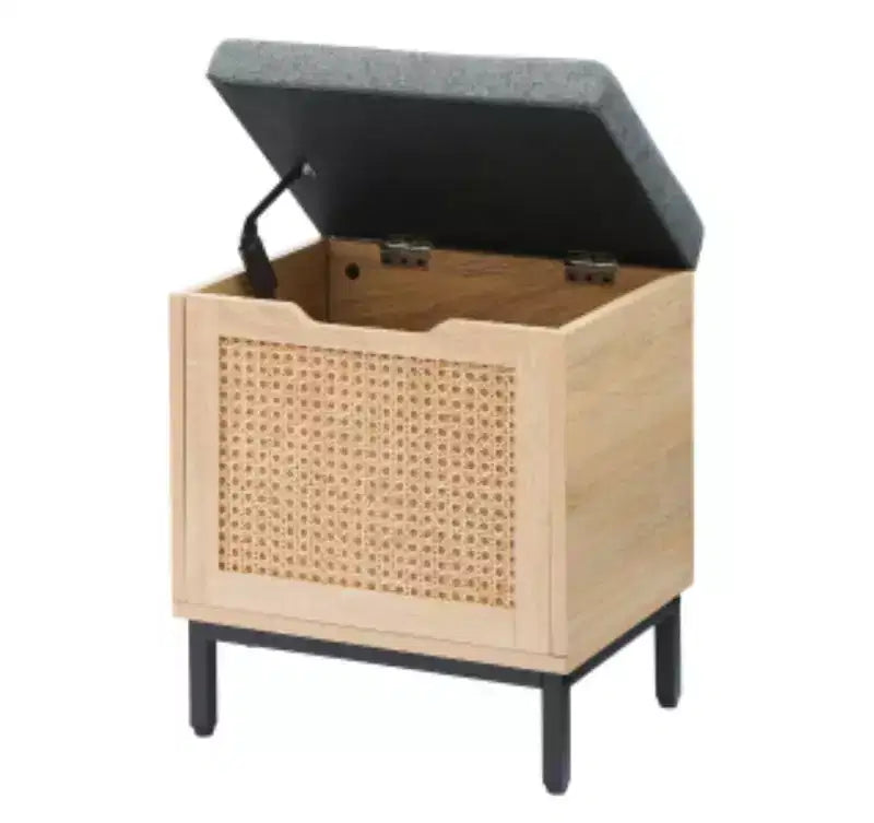 Short Storage Ottoman (Iron + Upholstery + PB Board)