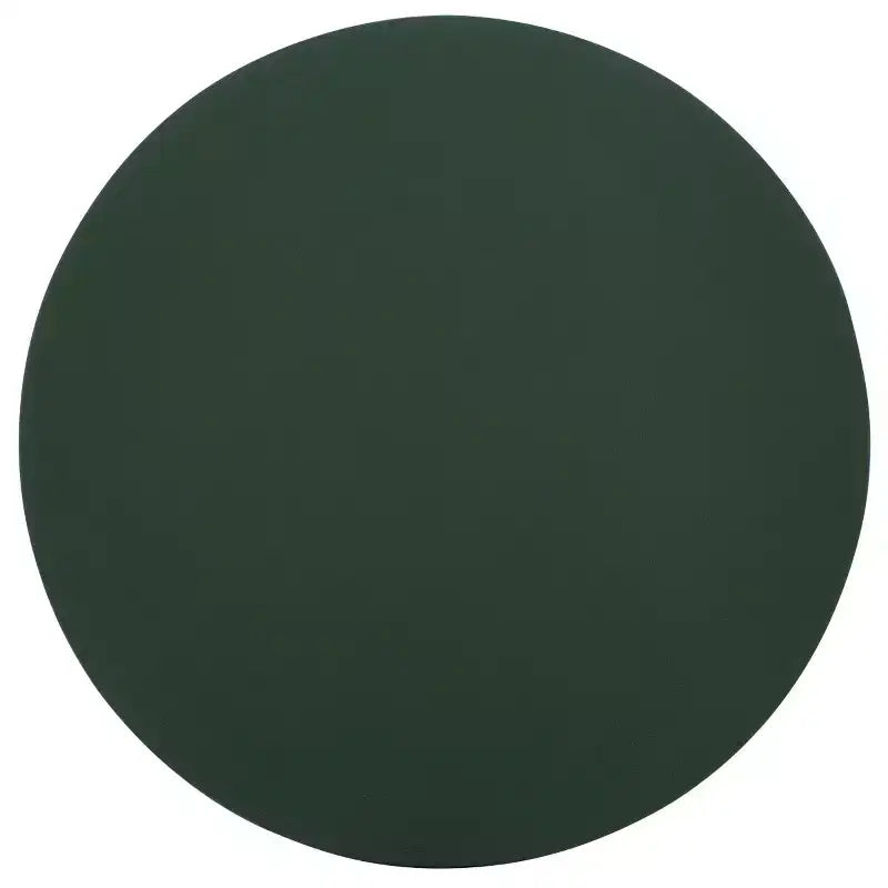 Tavolino Rotondo - Finitura Verde e Argento