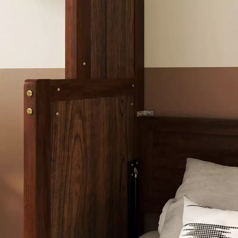 Telaio per letto a scomparsa matrimoniale con letto a muro pieghevole e ripiano integrato