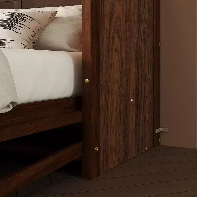 Telaio per letto a scomparsa matrimoniale con letto a muro pieghevole e ripiano integrato