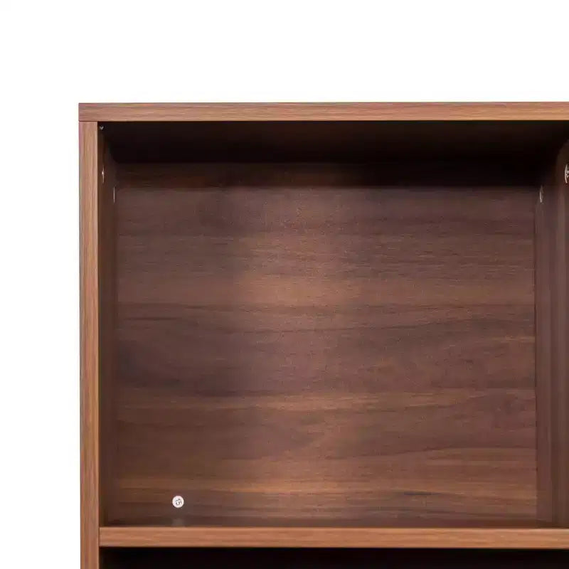 Libreria a Cubi a 4 Livelli da 71 Pollici con Ripiani Aperti