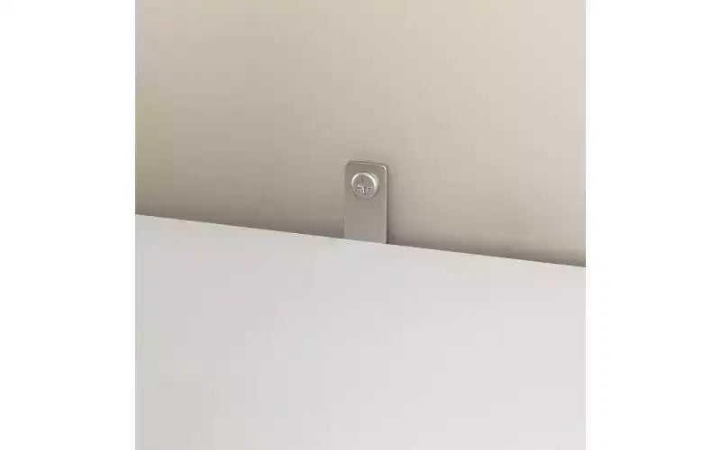 Cassettiera a 9 cassetti con apertura a pressione, finitura bianco opaco