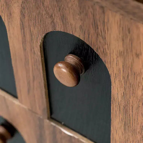 Comodino da 26 pollici con stazione di ricarica e 2 cassetti portaoggetti