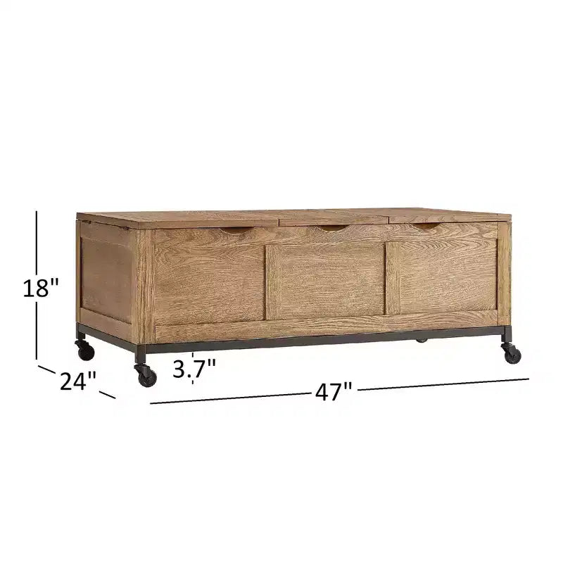 Tavolino da salotto - Design moderno in legno e metallo