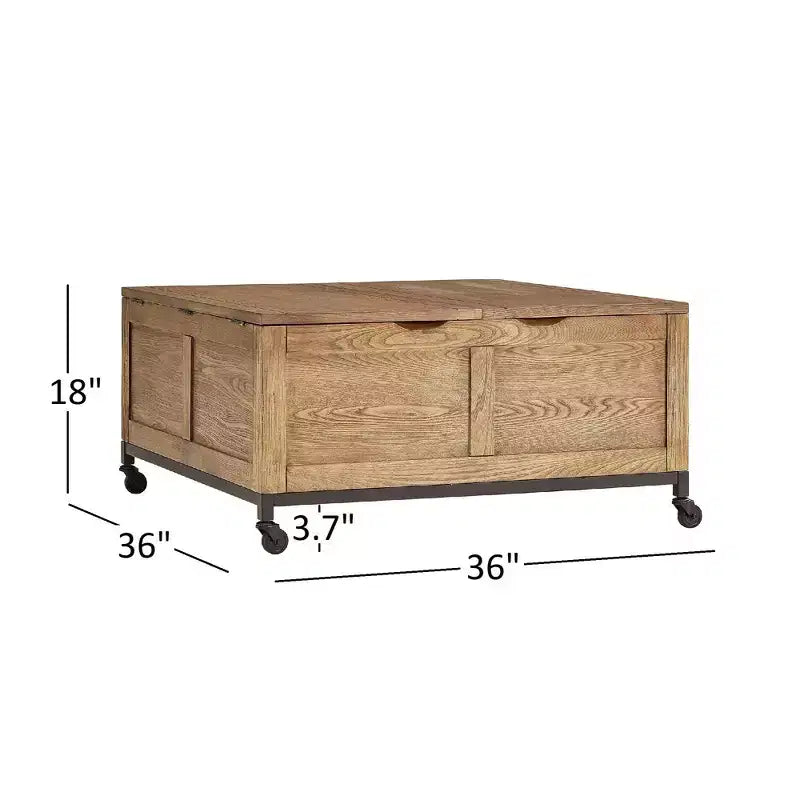 Tavolino da salotto - Design moderno in legno e metallo