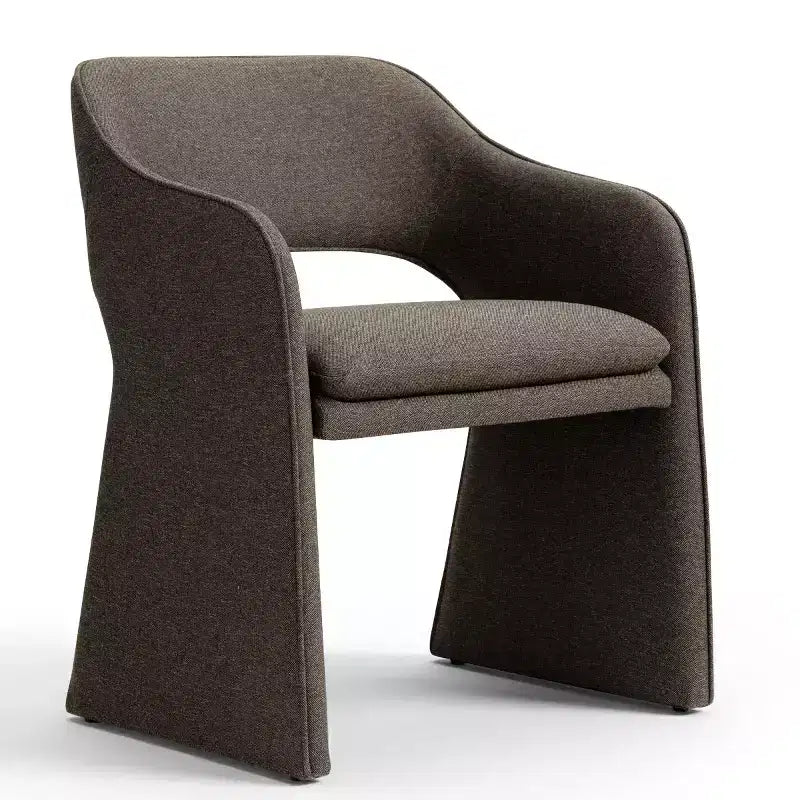 Sedie da pranzo imbottite, set da 2 – Sedile in tessuto, gambe in legno
