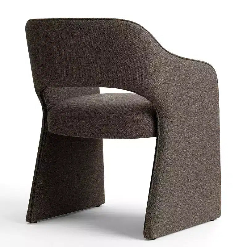 Sedie da pranzo imbottite, set da 2 – Sedile in tessuto, gambe in legno