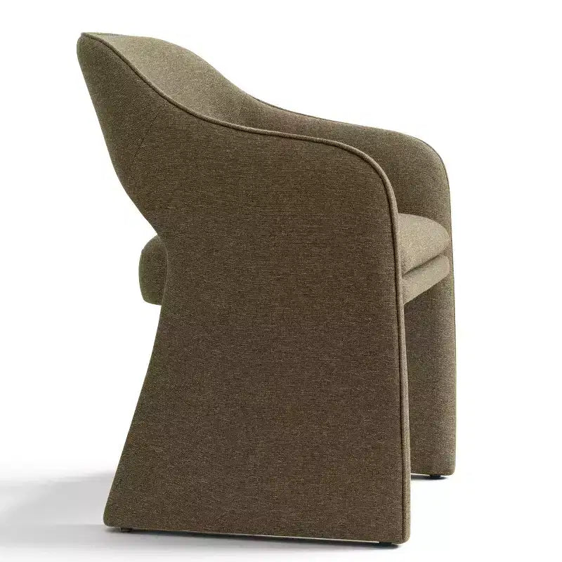 Sedie da pranzo imbottite, set da 2 – Sedile in tessuto, gambe in legno