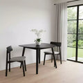 Tavolo da pranzo in legno nero da 43 pollici