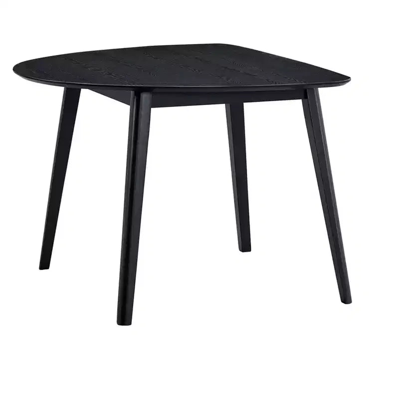 Tavolo da pranzo in legno nero da 43 pollici