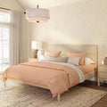 Elio Rattan King Bed
