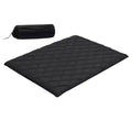 VEVOR Japanese Tatami Mat, Queen Size Foldable Japanese Tatami Mattress, Futon Mattress with Storage Bag, 9-Layer Floor Mat, 80 x 60 x 3.5 in, Black