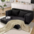 Convertible Sofa Bed, Boneless Couch Bed with 2 Pillow, Folding Pull Out Couch, Loveseat Sleeper Sofa, Futon Couch for Living Room Bedroom