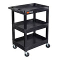Stand Steady Tubstr Three-Shelf Multi-Purpose Compact Utility Cart, 24 W x 18 D x 34.25 H