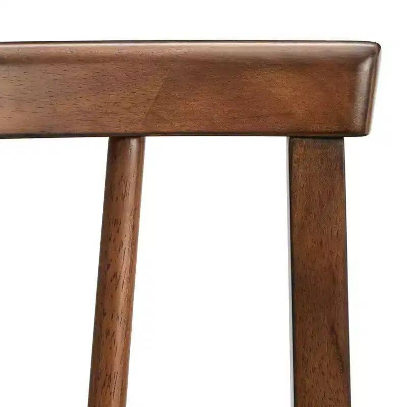Set di 2 sedie da pranzo imbottite con schienale a fuso